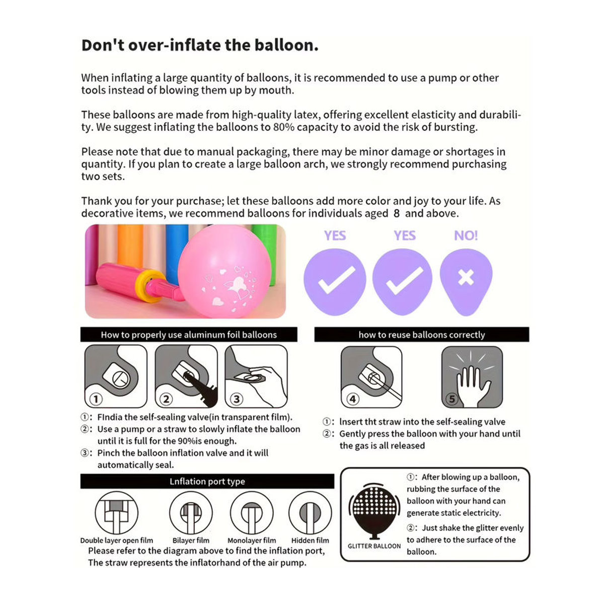 130-teiliges Halloween-Ballon-Set aus Metall mit verschiedenen Aluminiumfolien in Mehrfarbig für deine Party- und Geburtstagsdekoration - Bild 2