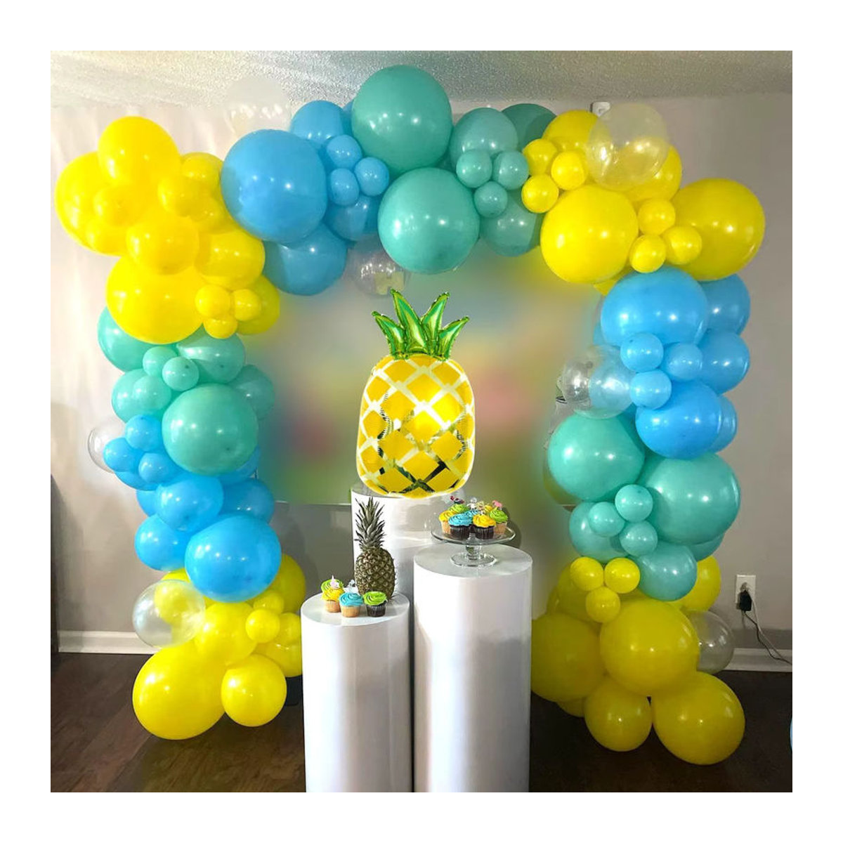 137-teiliges Ballon-Girlanden-Set Tropisches Meer Thema in Mehrfarbig für deine Geburtstagsdeko - Bild 4