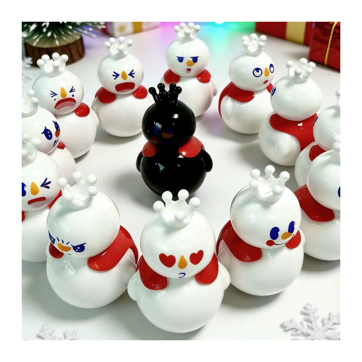 13er Set Mixue Wackelkopf Anime Figuren aus Kunststoff, mehrfarbig, Höhe: 4 cm - Bild 4