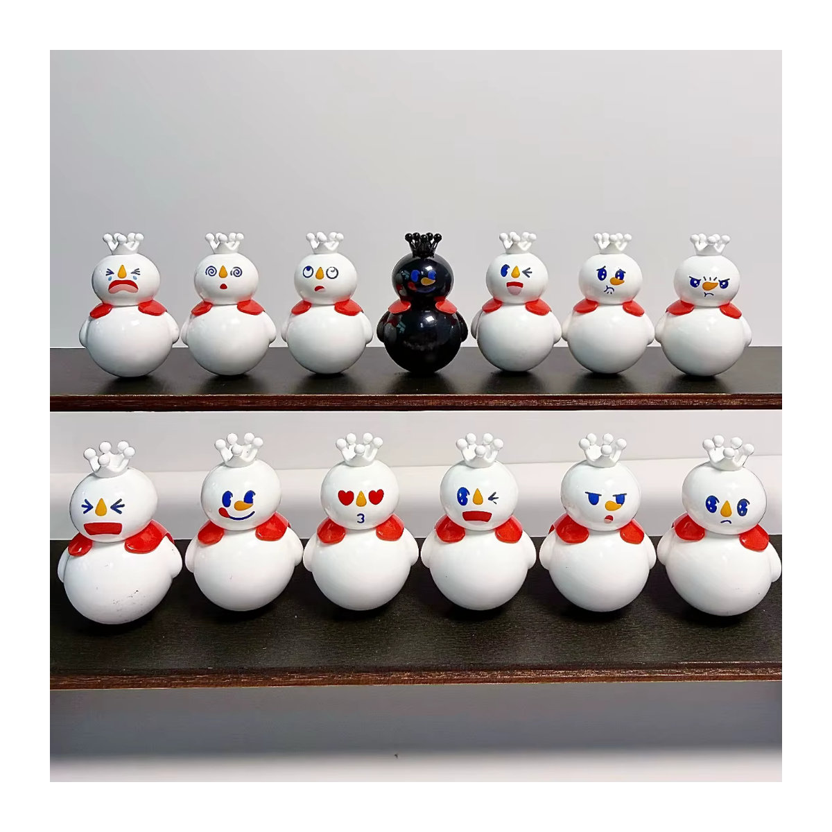 13er Set Mixue Wackelkopf Anime Figuren aus Kunststoff, mehrfarbig, Höhe: 4 cm - Bild 6