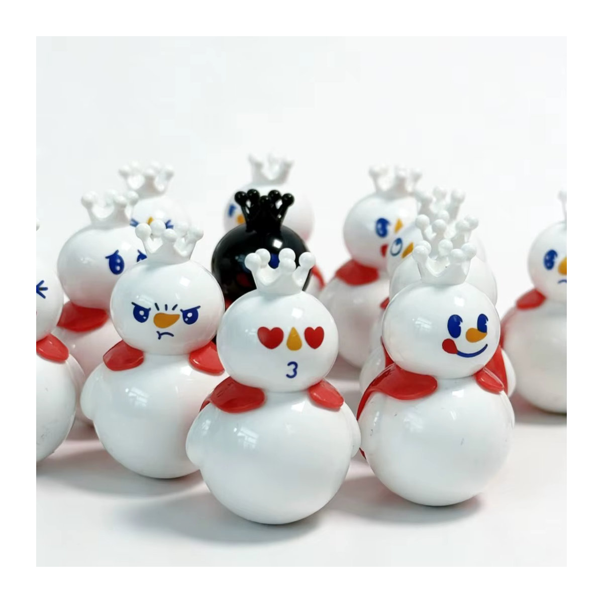13er Set Mixue Wackelkopf Anime Figuren aus Kunststoff, mehrfarbig, Höhe: 4 cm - Bild 7