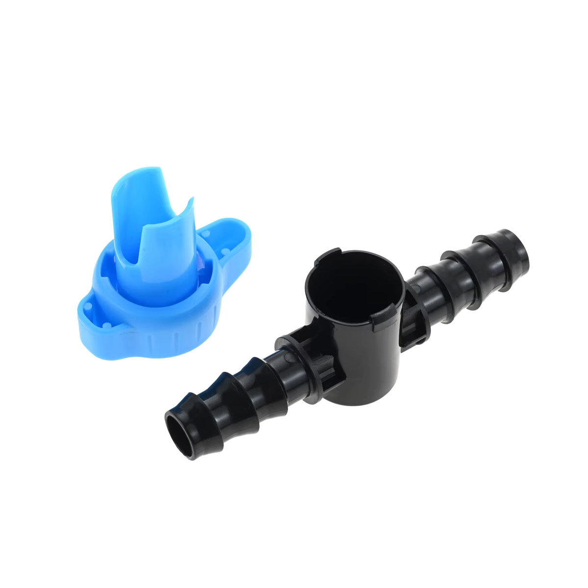 15 Stück Kunststoff-Absperrventile in Blau für 1/2 Zoll Tropfbewässerungsschläuche mit Widerhaken zur Steuerung von Tropfsprinkler-Systemen - Bild 5