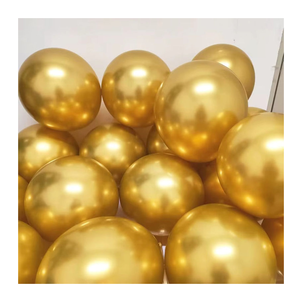 150-teiliges Latex-Ballon-Set in Schwarz und Gold für Geburtstag, Hochzeit und Valentinstag - Bild 2