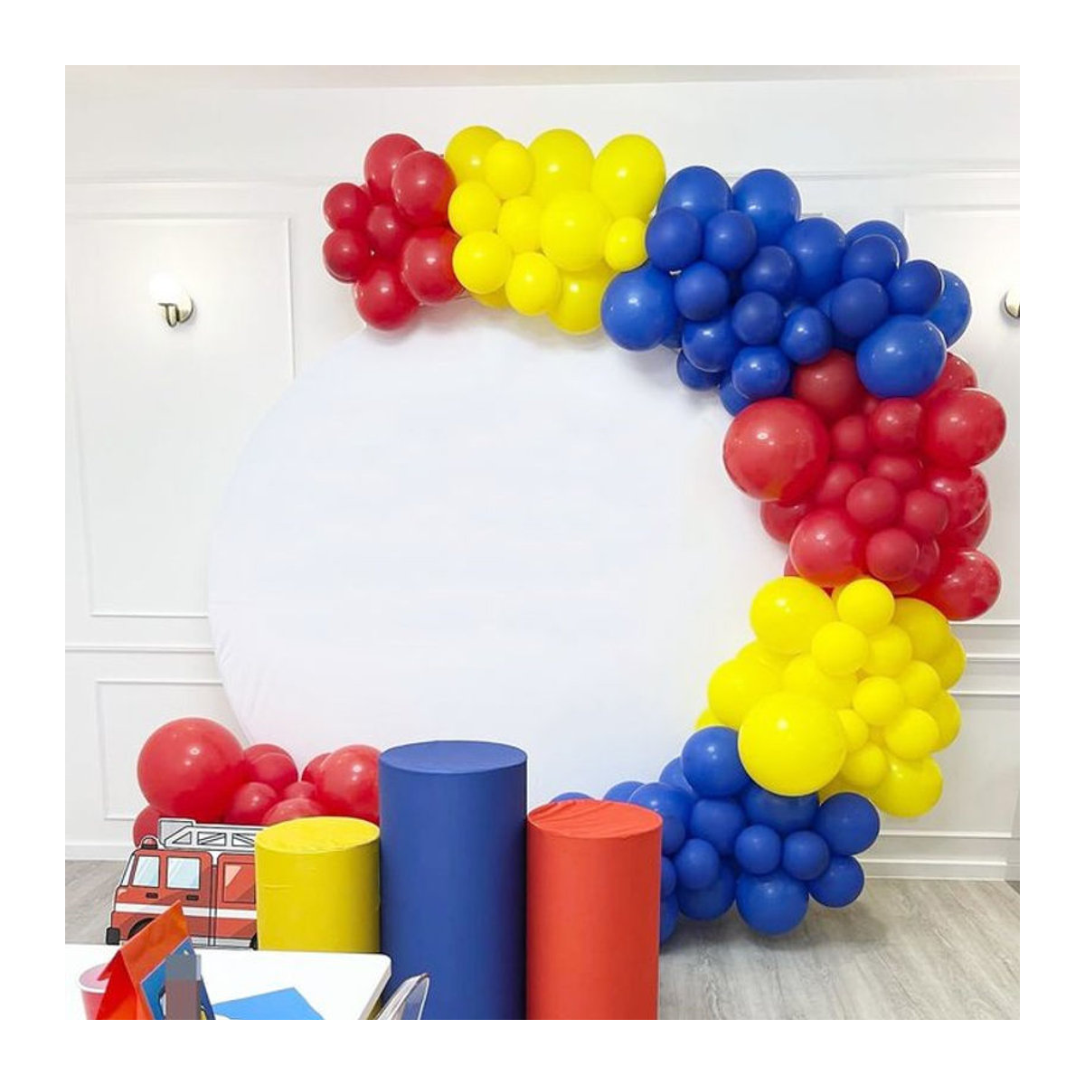 157-teiliges mehrfarbiges Latex-Ballon-Set aus Kunststoff für Geburtstag, Hochzeit und Valentinstag als runde Party-Dekoration - Bild 1