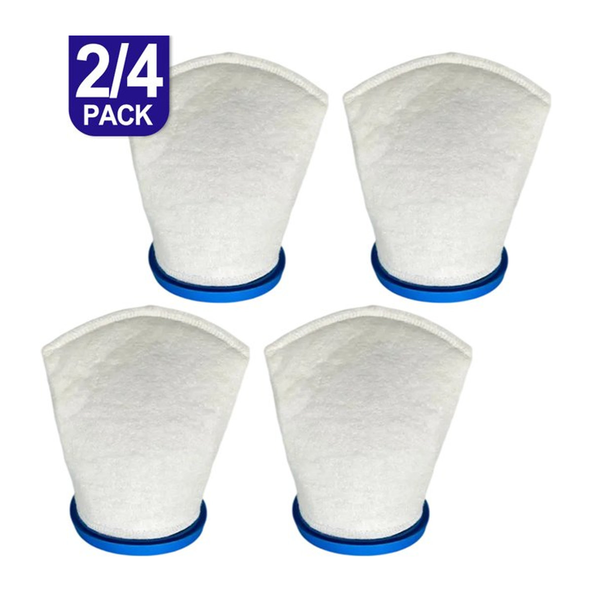 2/4 Stück Wiederverwendbare Sand und Silt Filter Taschen für Pool Blaster Max JPV200 P30X022SS PBW022SS Pool Reinigung Werkzeuge Ersatzteile in Weiß - Bild 1