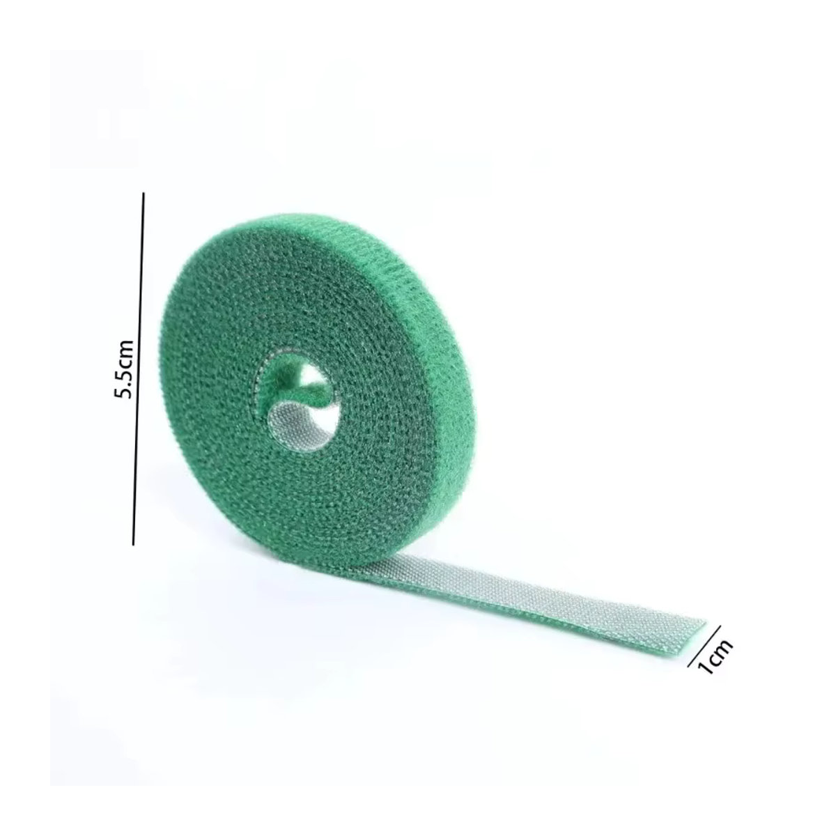2 Meter Pflanzen-Nylon-Kabelbinder in Grün, selbstklebendes und verstellbares Gartenschnur-Set zur Wiederverwendung - Bild 6
