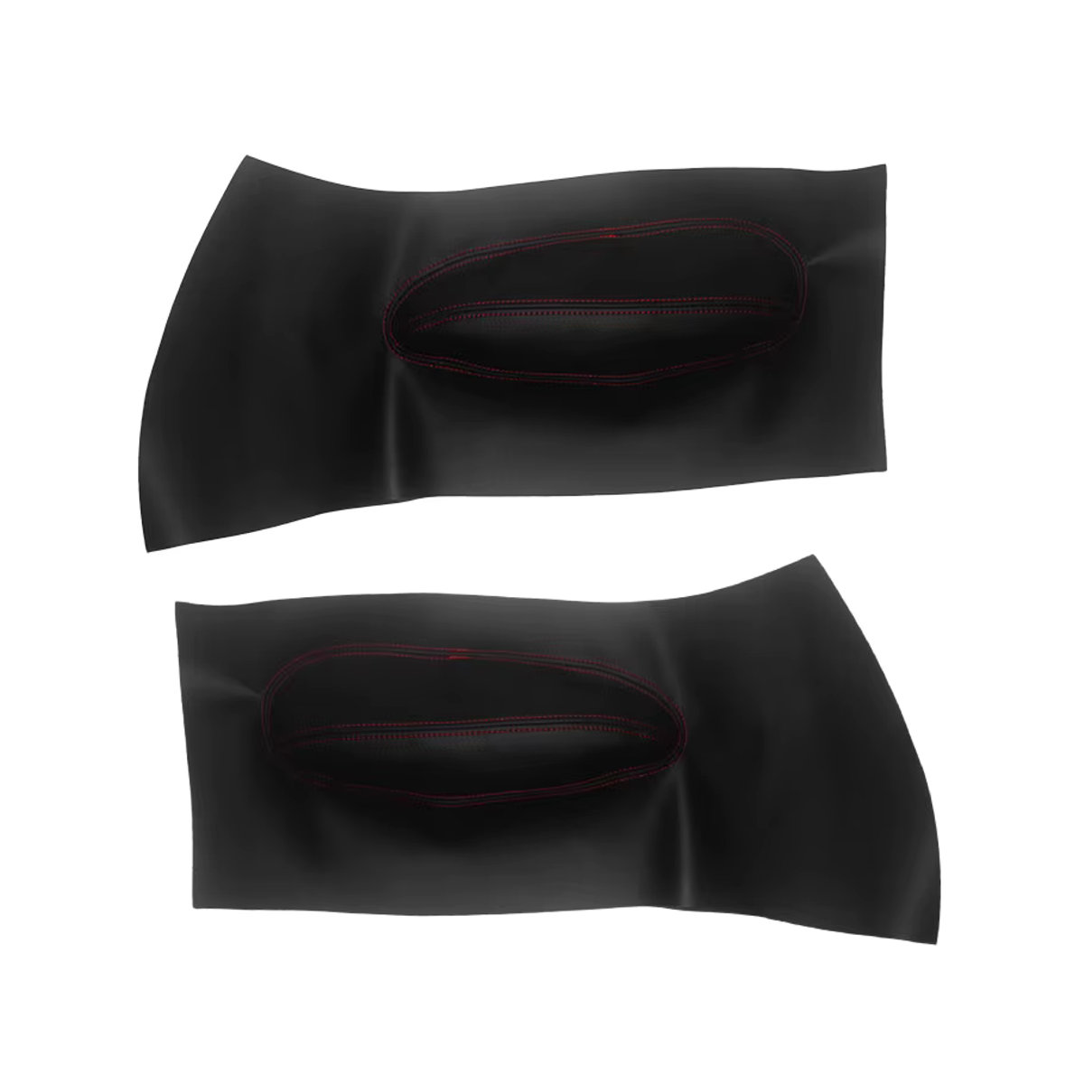 2 Stück Auto-Mikrofaser-Leder-Armlehnenverkleidung für VW Beetle 1998-2010, Innenverkleidung Grau - Bild 2