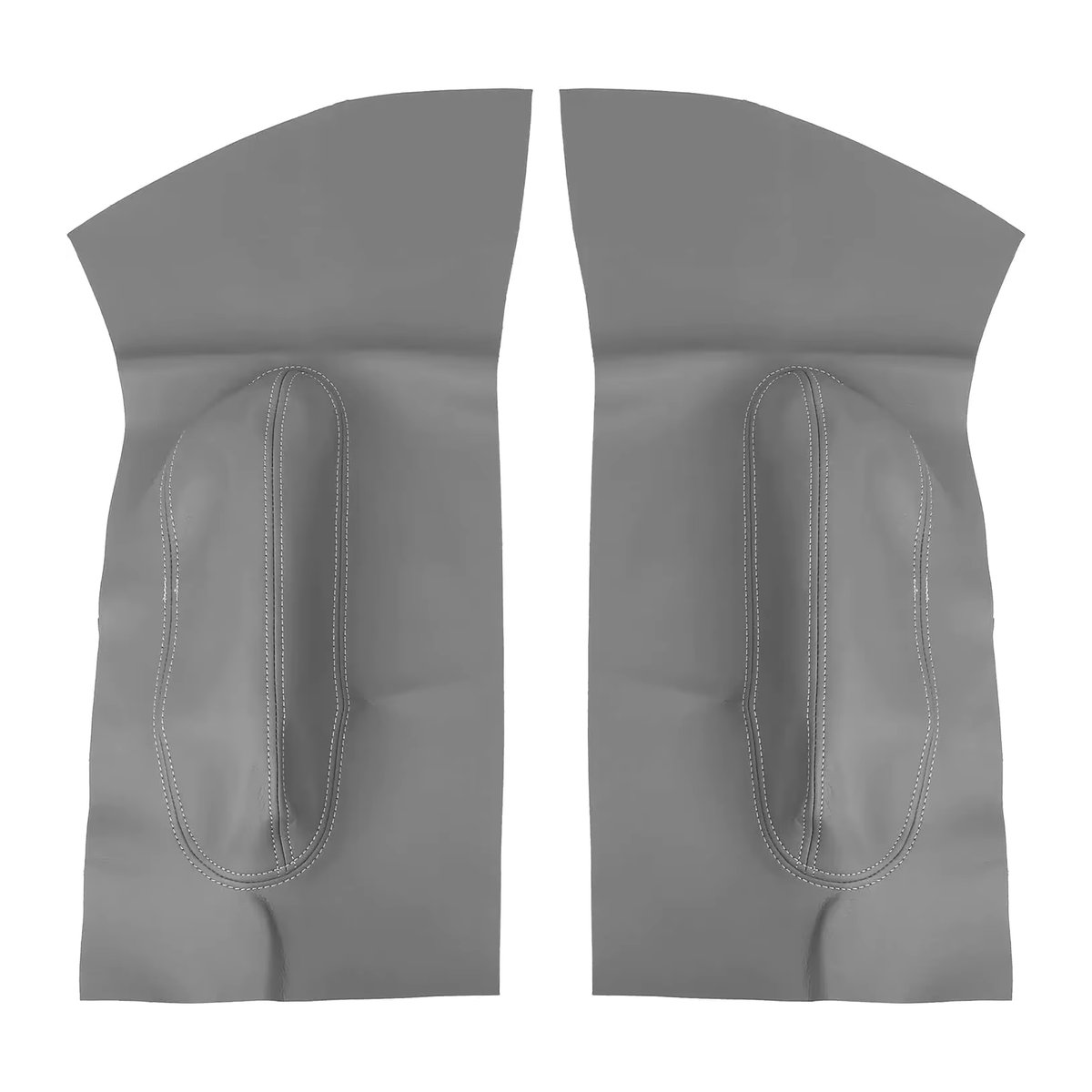 2 Stück Auto-Mikrofaser-Leder-Armlehnenverkleidung für VW Beetle 1998-2010, Innenverkleidung Grau - Bild 4
