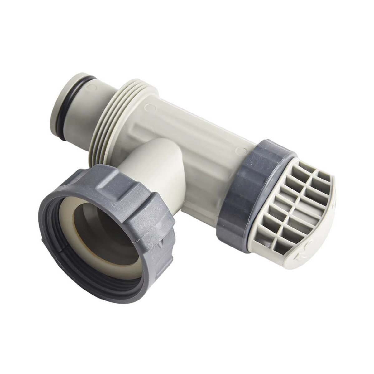 2 Stück Intex Ersatz Kolbenventil-Baugruppe für Filterpumpen und Pool-Wasserhahn-Anschluss, Grau, Kunststoff - Bild 5