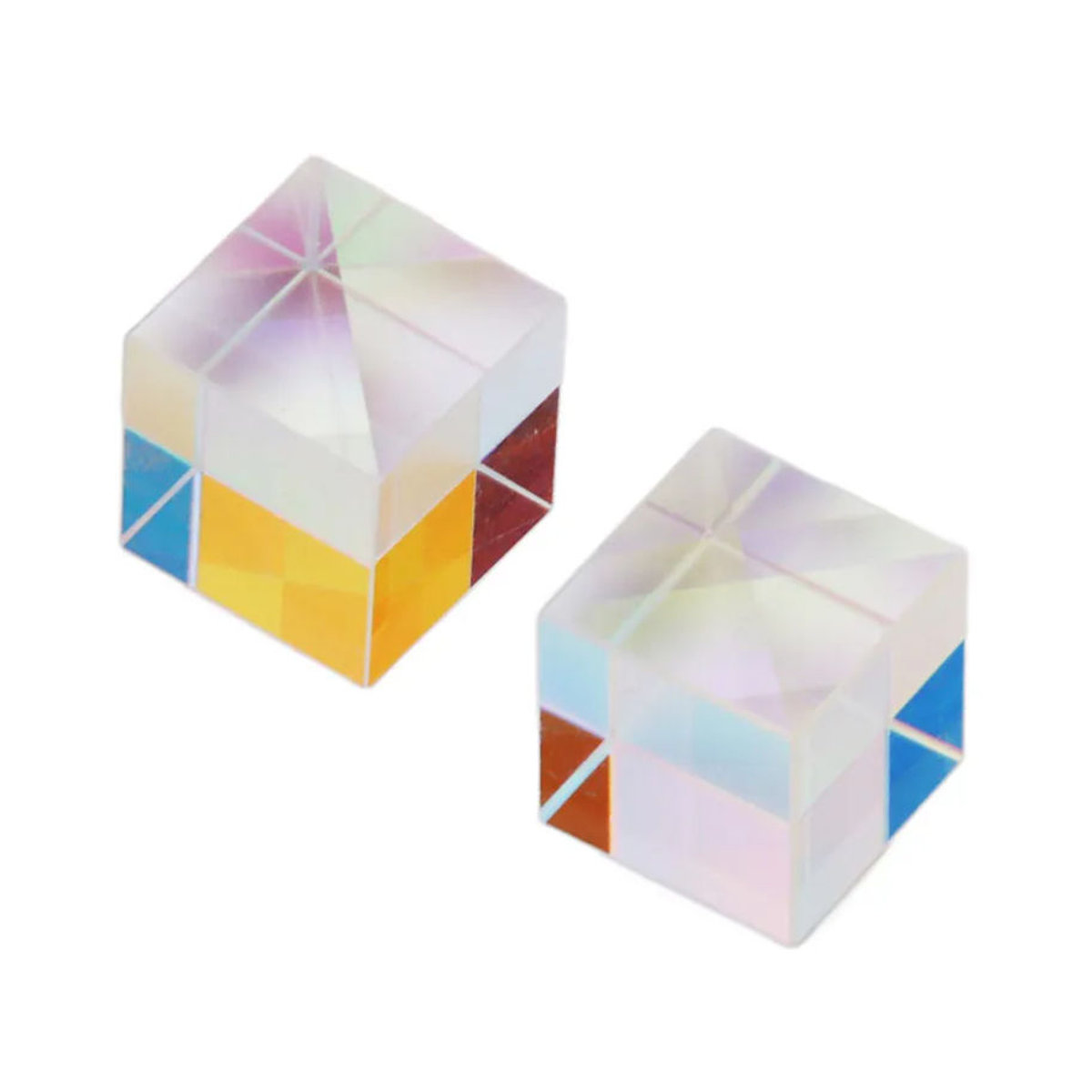 2 Stück Kkmoon Optische Glas Prismen für RGB Dispersion und pädagogische Experimente, transparent, geometrisch - Bild 2