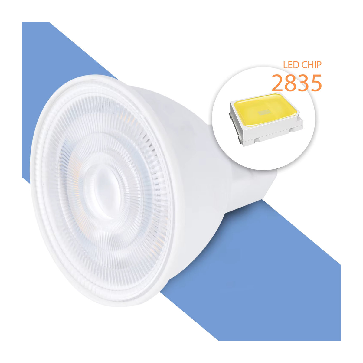 2 Stück LED-Glühbirnen 7W Warmweiß E27 für Innenbereich und Deckenleuchten - Bild 2