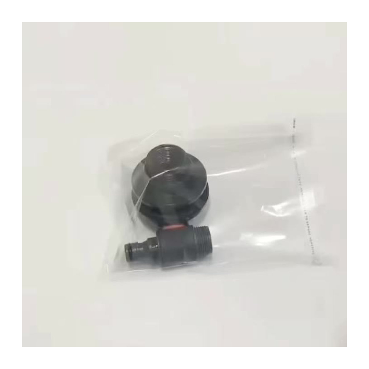 2 Stück Lucky Black Cat IBC Wasserfass Adapter aus Kunststoff mit Ventil und Außengewinde für die Schnellmontage am Regenwassersammler in Schwarz - Bild 9