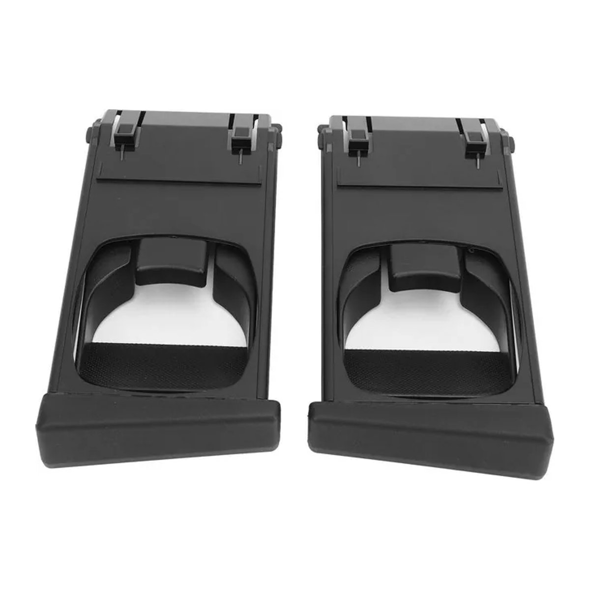 2 Stück Qiilu Dash-Getränkehalter für Toyota Hilux Vigo 2005–2015 in Schwarz aus Kunststoff - Bild 1