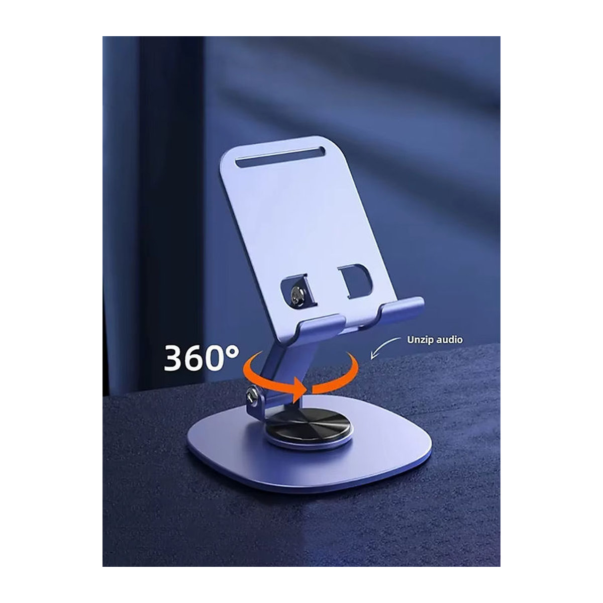 2 Stück verstellbarer 360 Grad drehbarer Telefonständer aus Metall, faltbarer tragbarer Smartphone- und Tablet-Ständer mit Klebepad in Rosa und Silber - Bild 7