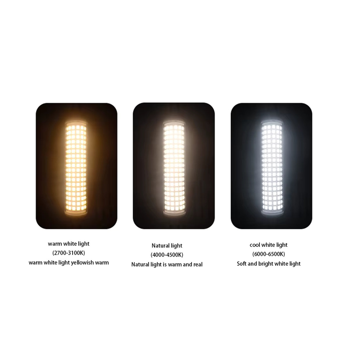 2 Stück YORYZENG R7s LED Flutlichtbirnen 20 Watt, J118 118mm, Keramik, Kalt Warm Weiß als Ersatz für 200 W Halogenlampen - Bild 4