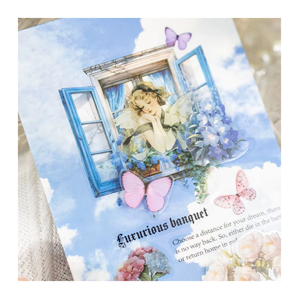 20 Beutel Vintage Aufkleber mit Frühling und Natur Motiv für dein DIY Sammelalbum in Mehrfarbig - Bild 2