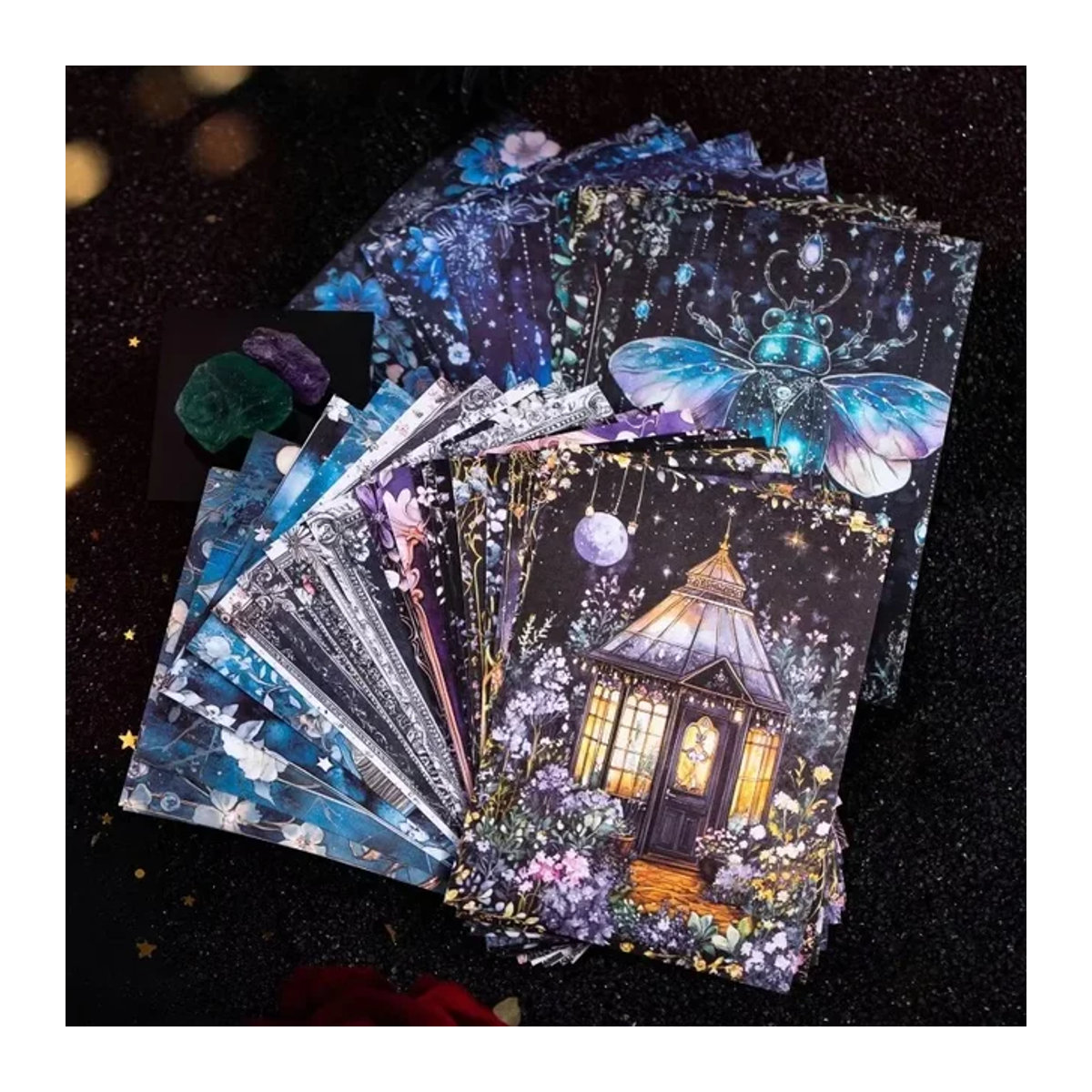 20 Stück Figuren Aufkleber für Collage und Dekoration, mehrfarbig, B: 13,3 cm, H: 8,0 cm - Bild 1