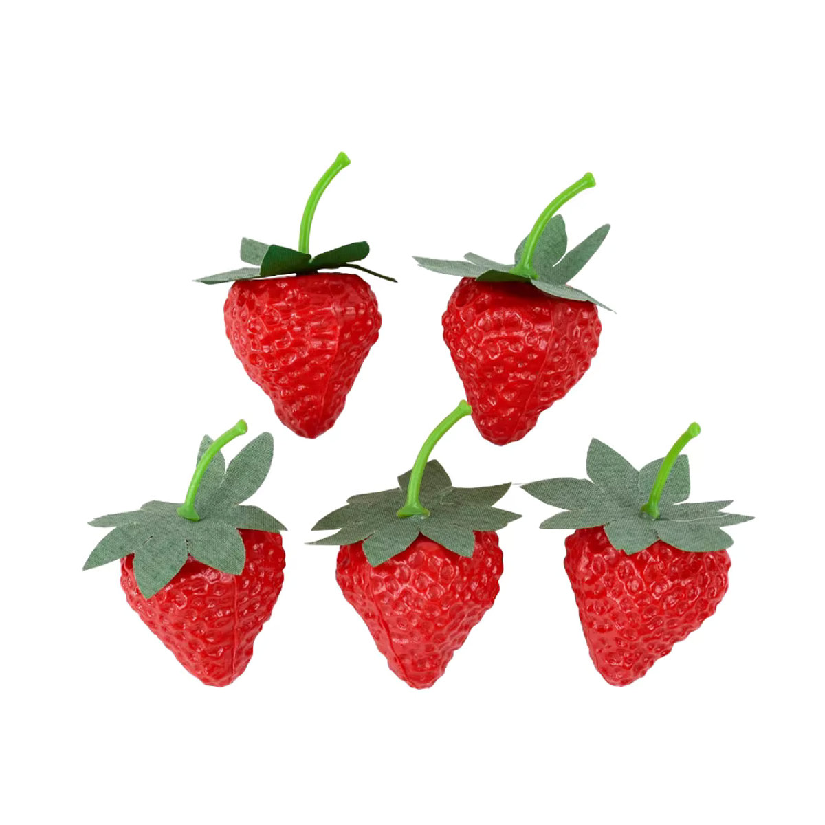 20 Stück Künstliche Erdbeeren von ZQNYCY in Rot aus Kunststoff für Tischdekoration, Hochzeit und Weihnachten - Bild 5