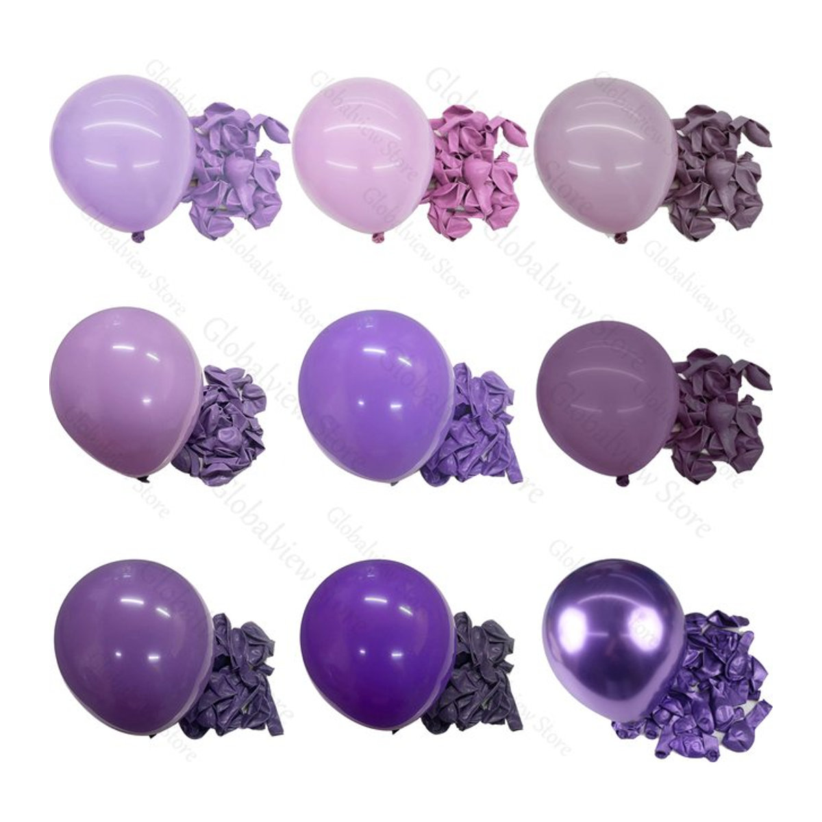 20 Stück lila Latexballons im Boho-Stil für deine Geburtstagsfeier, Hochzeit oder Babyparty - Bild 1