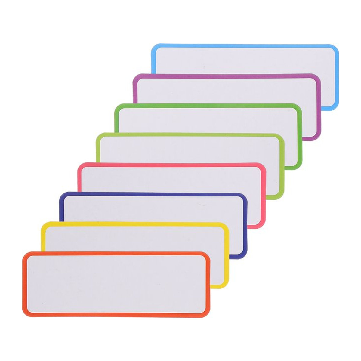 27 Stück Whiteboard-Magnet-Etiketten in Bunt zum Trockenabwischen für Kühlschrank, Aktenordner und Aufbewahrung - Bild 1