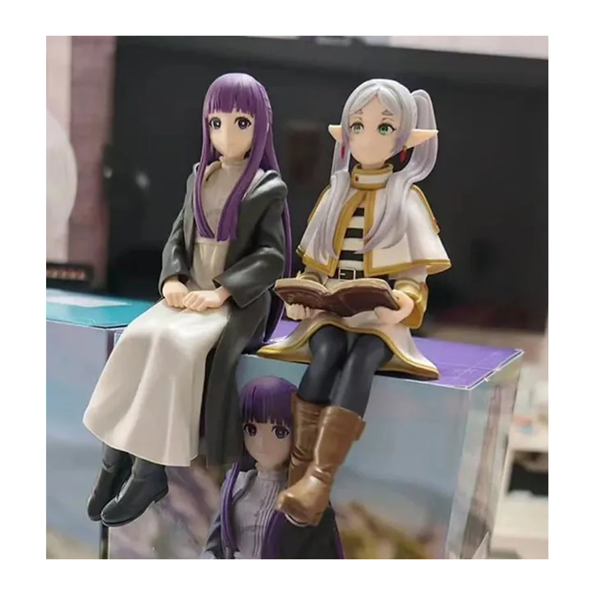 2er-Set Bandai Frieren Beyond Journey's End Anime Actionfiguren aus Kunststoff, mehrfarbig - Bild 1