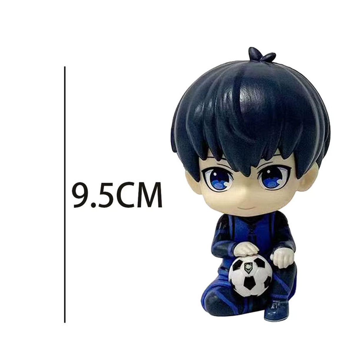 2er-Set Blue Lock Anime Figuren Q-Version Nagi Seishiro und Isagi Yoichi aus Kunststoff, mehrfarbig - Bild 3