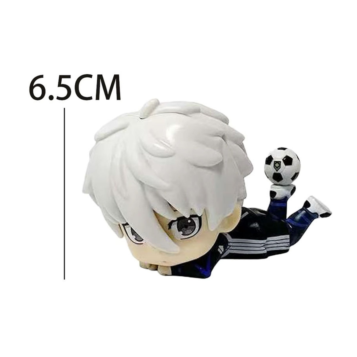 2er-Set Blue Lock Anime Figuren Q-Version Nagi Seishiro und Isagi Yoichi aus Kunststoff, mehrfarbig - Bild 4