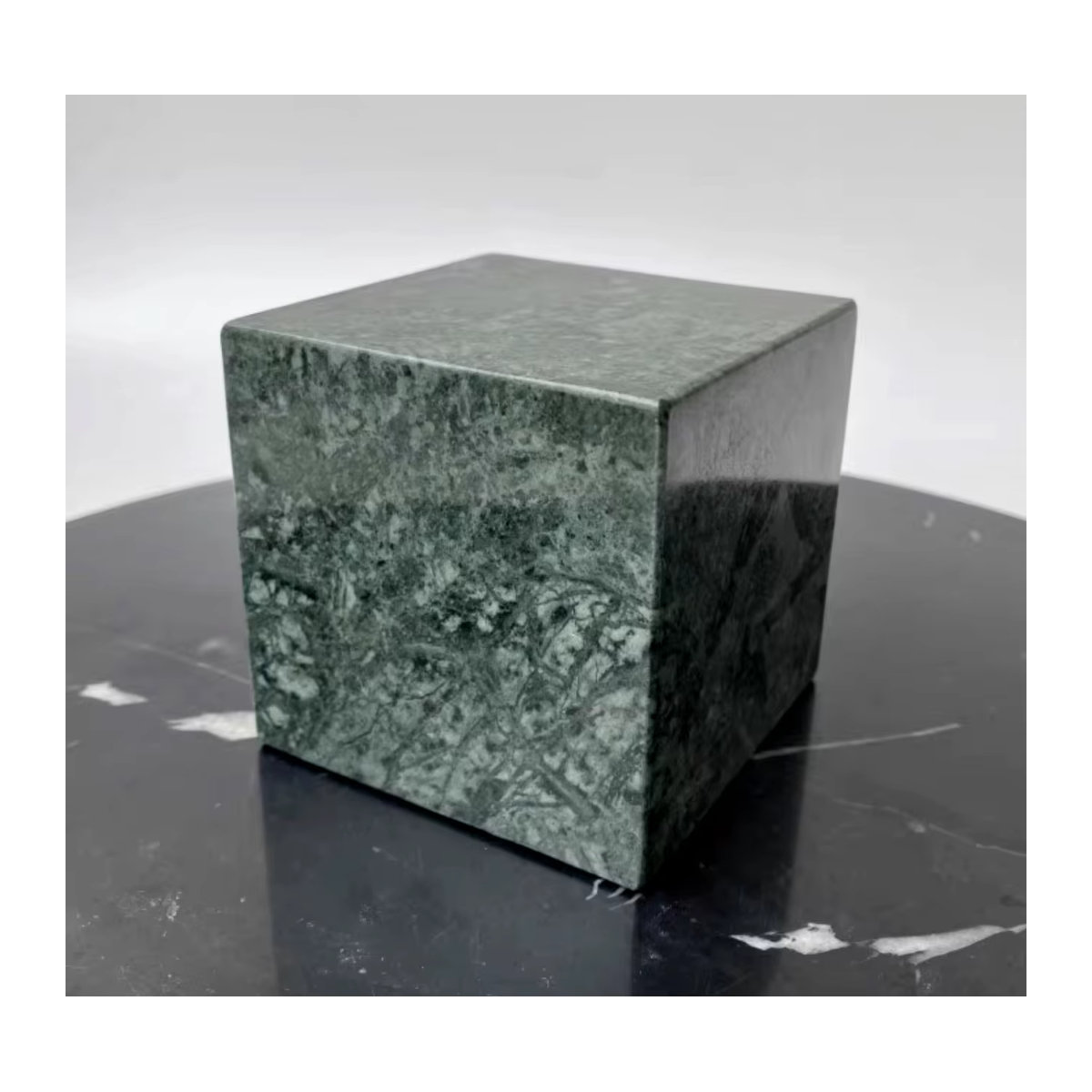 2er-Set BOSSZEN Marmorwürfel aus grünem Naturstein für Schmuck und Handwerk, quadratisch, B/T/H: 5 x 5 x 5 cm - Bild 4