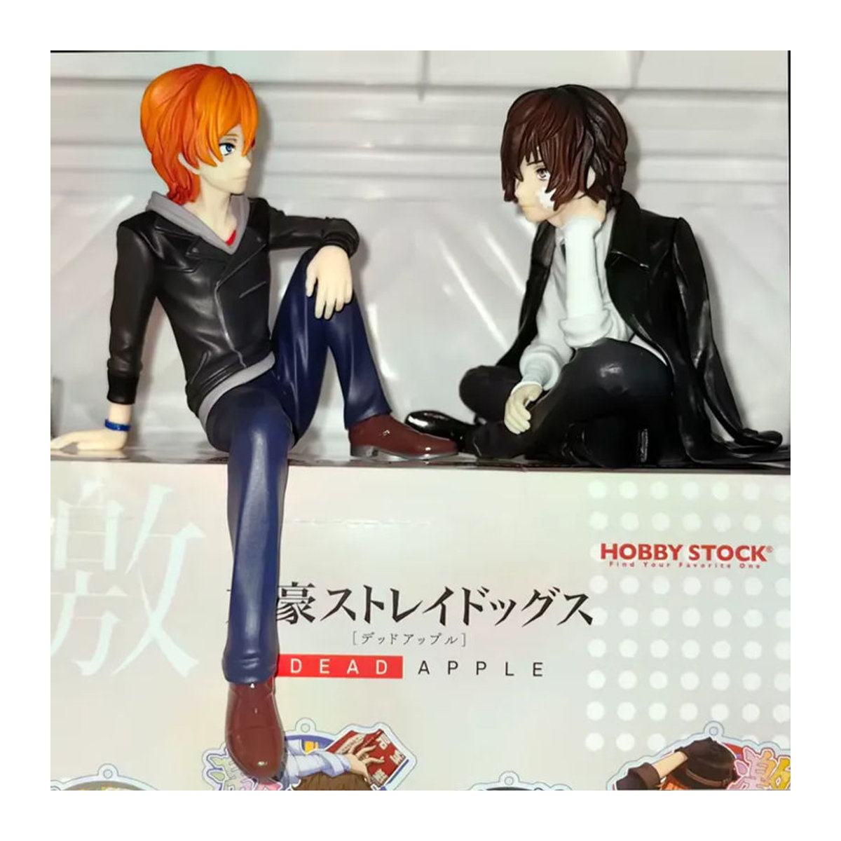 2er-Set Bungo Stray Dogs Actionfiguren Dazai Osamu und Nakahara Chuuya aus Kunststoff, mehrfarbig, Bandai Sammlerfiguren zur Dekoration - Bild 2