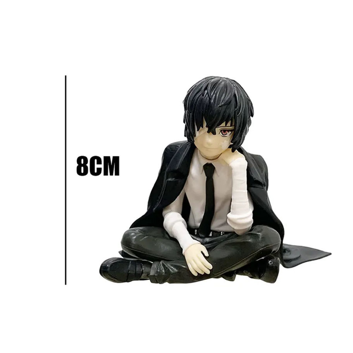 2er-Set Bungo Stray Dogs Actionfiguren Dazai Osamu und Nakahara Chuuya aus Kunststoff, mehrfarbig, Bandai Sammlerfiguren zur Dekoration - Bild 4
