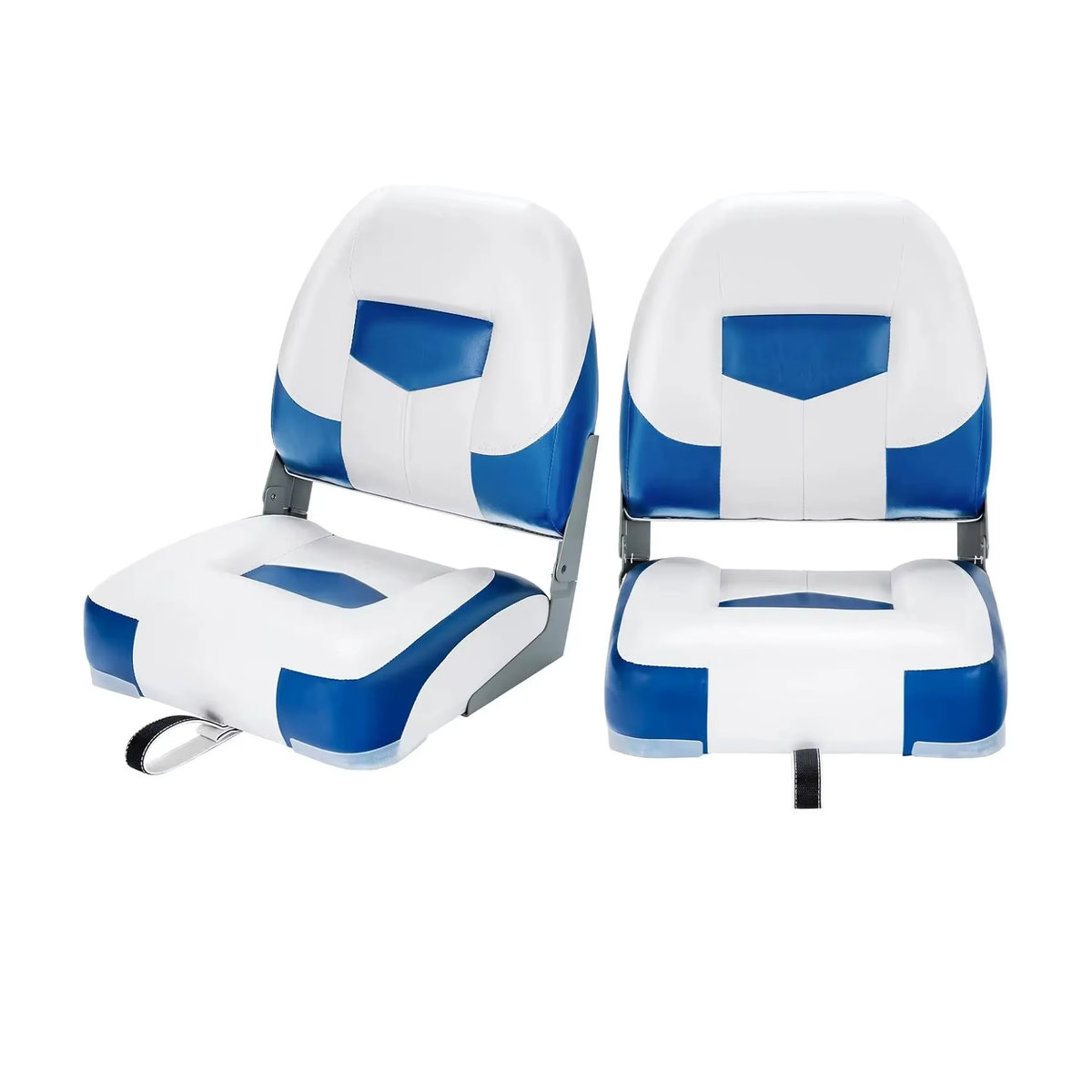 2er-Set GOFLAME klappbare Bootssitze in Weiß mit 11 cm dicker Schwammpolsterung, B/T/H: 50 x 42 x 52 cm - Bild 7