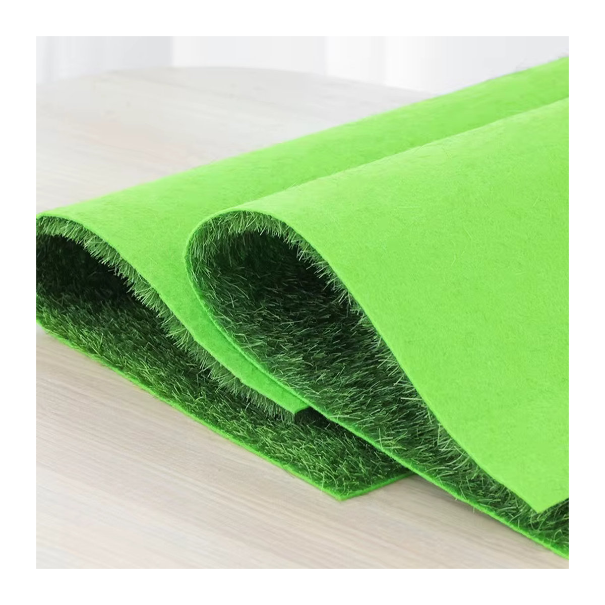 2er-Set Mini Kunstrasen in Grün, quadratische Grasmatte aus Kunststoff für DIY-Modelle und Garten-Dekoration - Bild 2