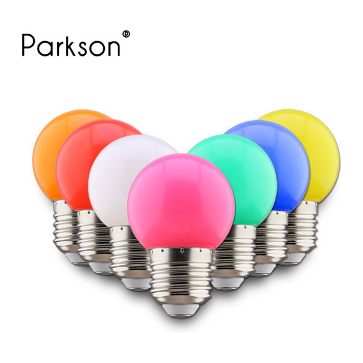 2er-Set Parkson LED-Lampen E27 Bunt Minimalistisch für Schlafzimmer und Dekoration - Bild 1