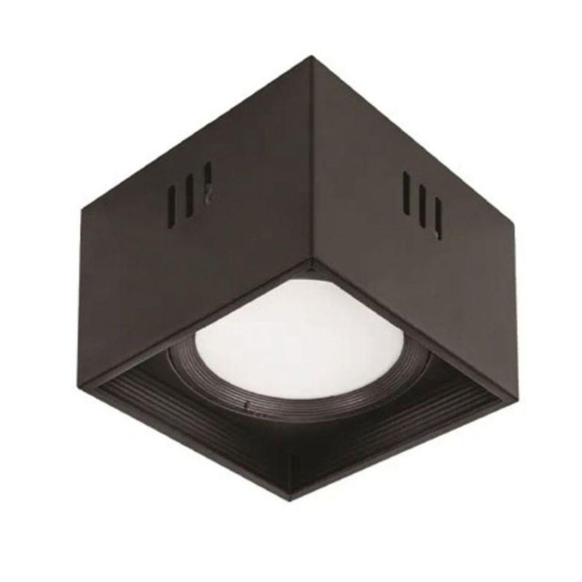 2er-Set quadratische LED Deckenlampen 10W 700lm 4200K in Schwarz und Weiß - Bild 2
