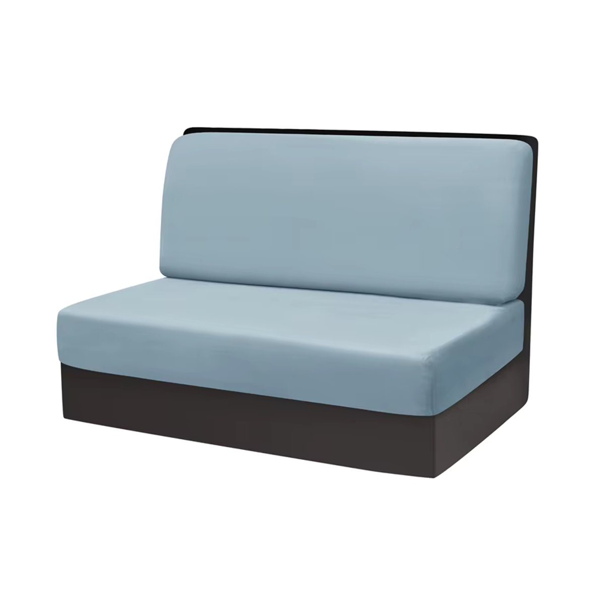2er-Set Samt Sofa-Bezüge elastische All-Inclusive Schutzbezüge für Wohnmobil und Auto in einfarbiger Ausführung - Bild 4