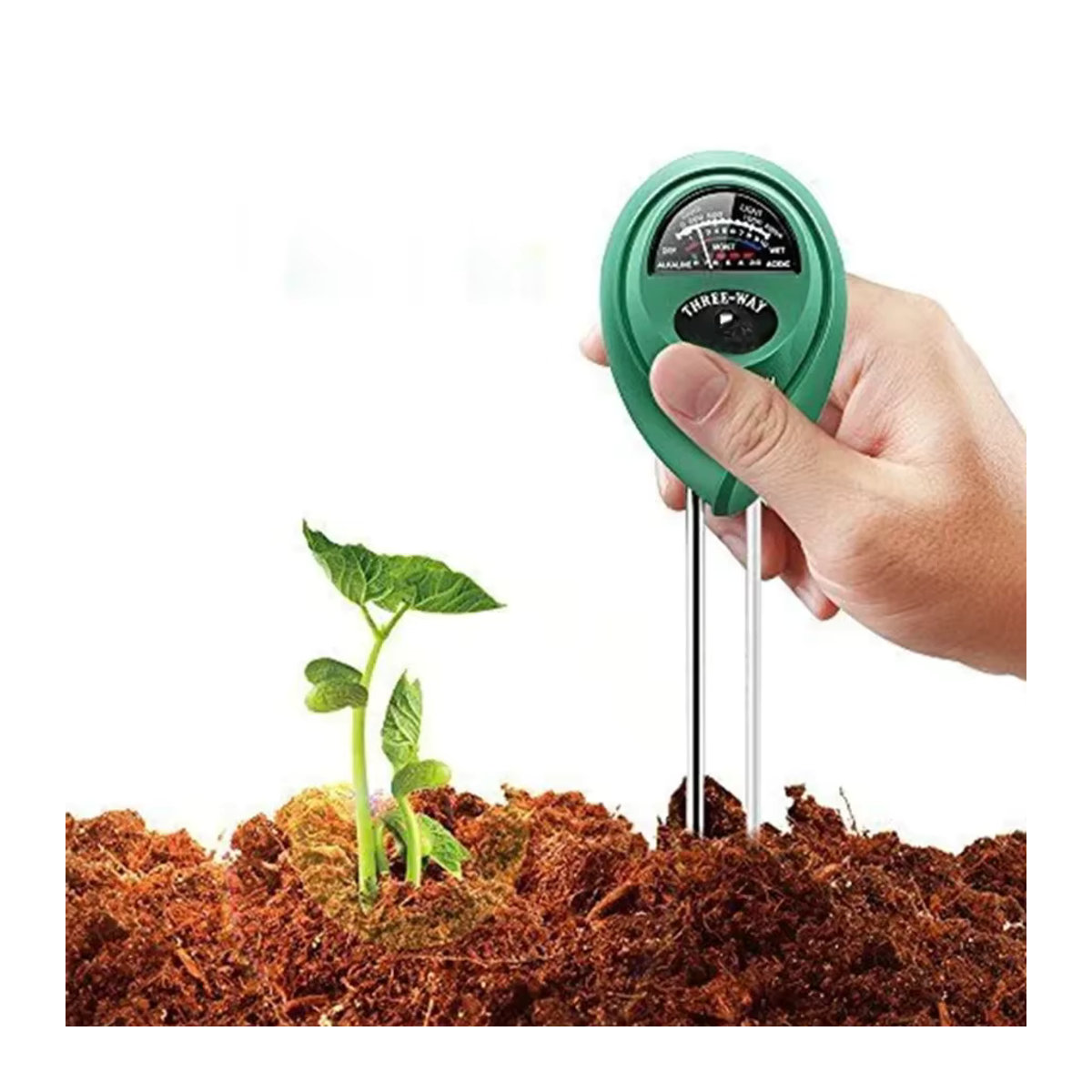 3 in 1 Boden-pH-Meter mit Sonnenlicht- und Feuchtigkeitssensor für Garten und Pflanzen - Bild 7