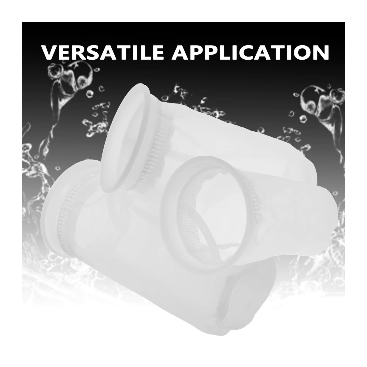3 Stück IBC Nylon Filterbeutel zur Entlüftung von Regentonnen und Fässern, atmungsaktive Filterabdeckung für Regenwassertanks und Aquarien - Bild 3