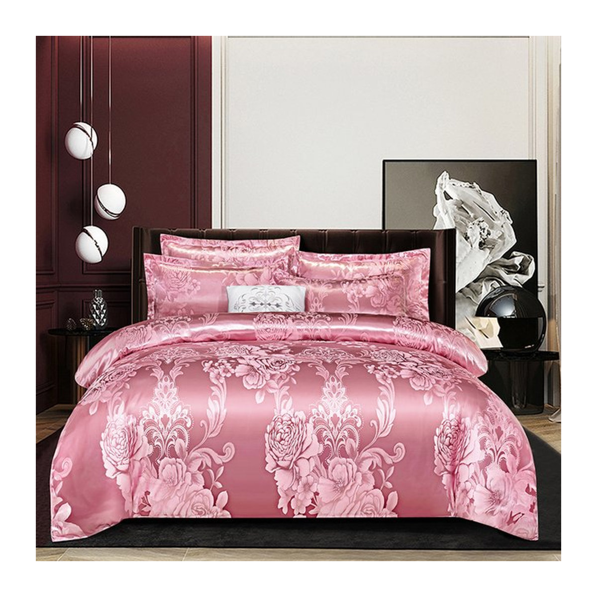 3-teiliges Bettwäsche-Set aus weichem und hautfreundlichem Stoff für dein Schlafzimmer in europäischem Luxus-Design - Bild 1