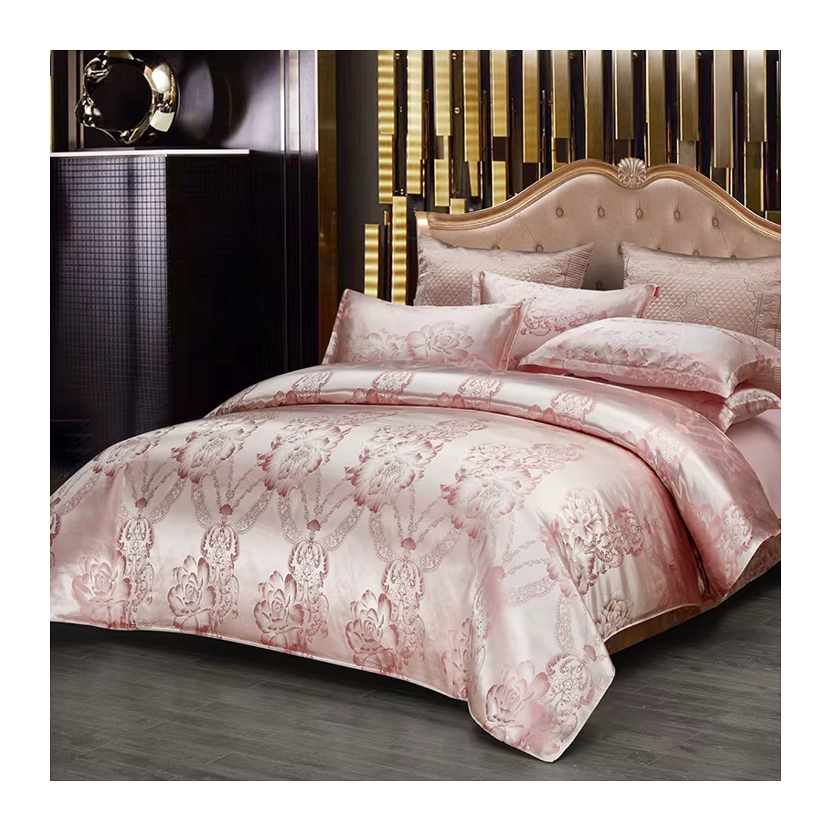 3-teiliges Bettwäsche-Set aus weichem und hautfreundlichem Stoff für dein Schlafzimmer in europäischem Luxus-Design - Bild 2