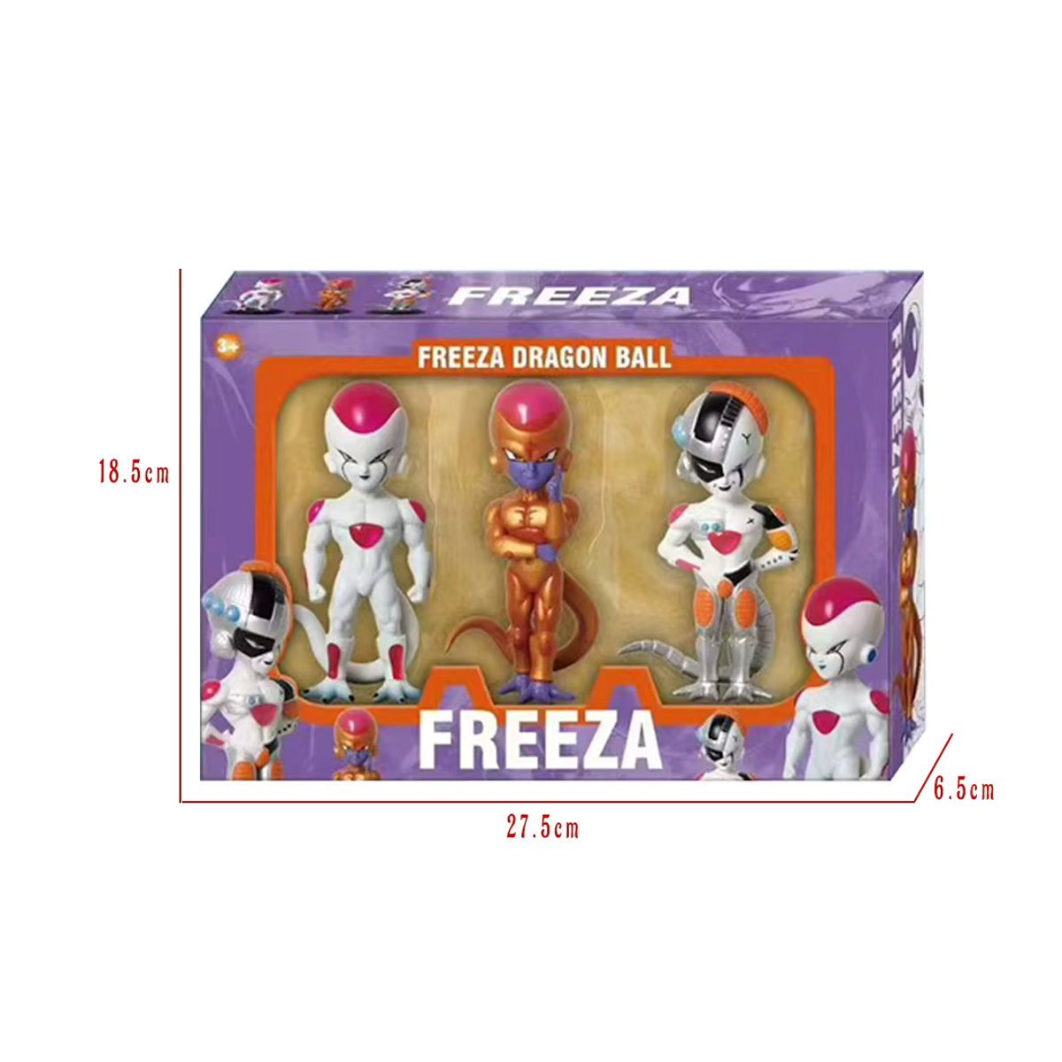 3-teiliges Set Ichiban Kuji Dragon Ball Z Freezer Actionfiguren aus Kunststoff, mehrfarbig - Bild 2