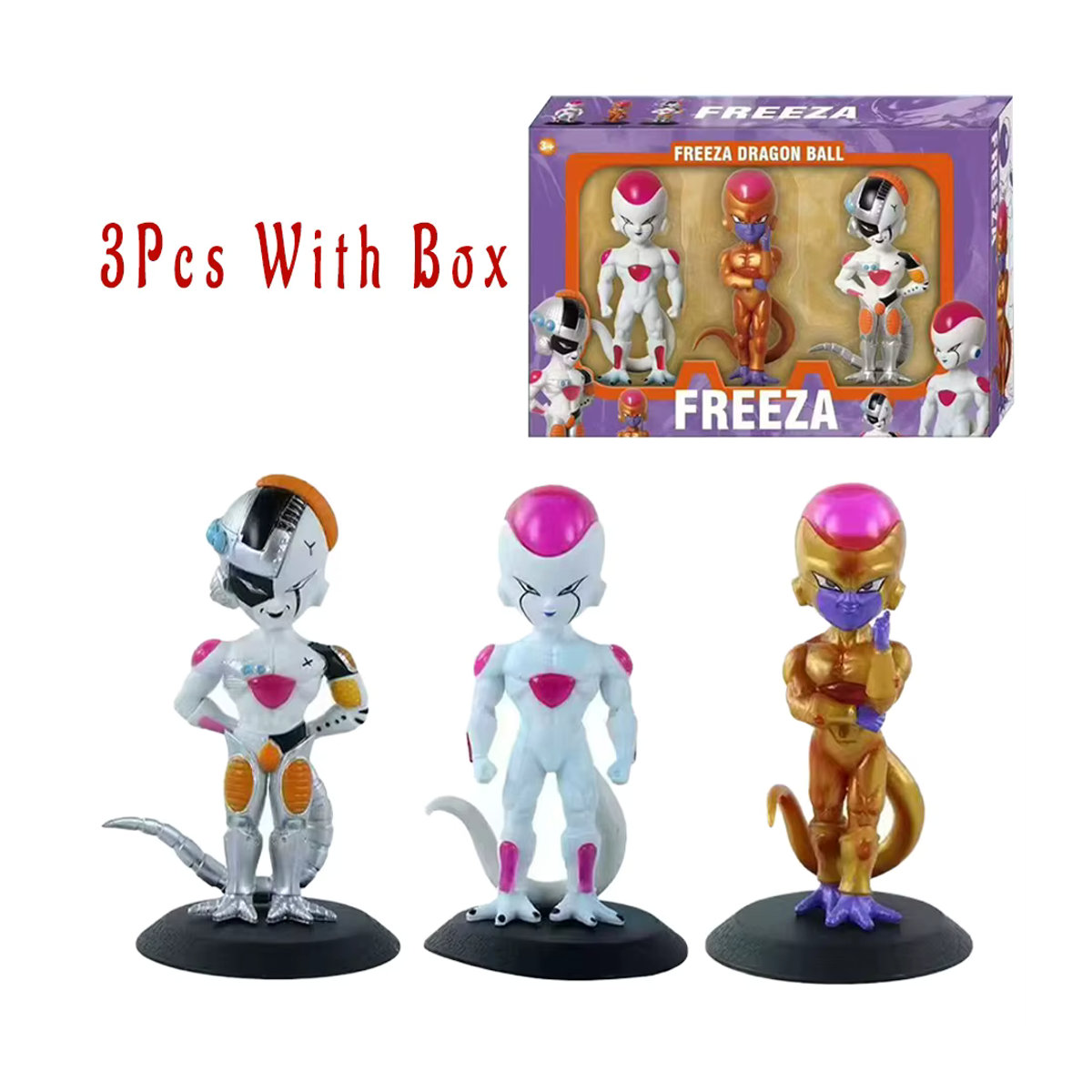 3-teiliges Set Ichiban Kuji Dragon Ball Z Freezer Actionfiguren aus Kunststoff, mehrfarbig - Bild 4