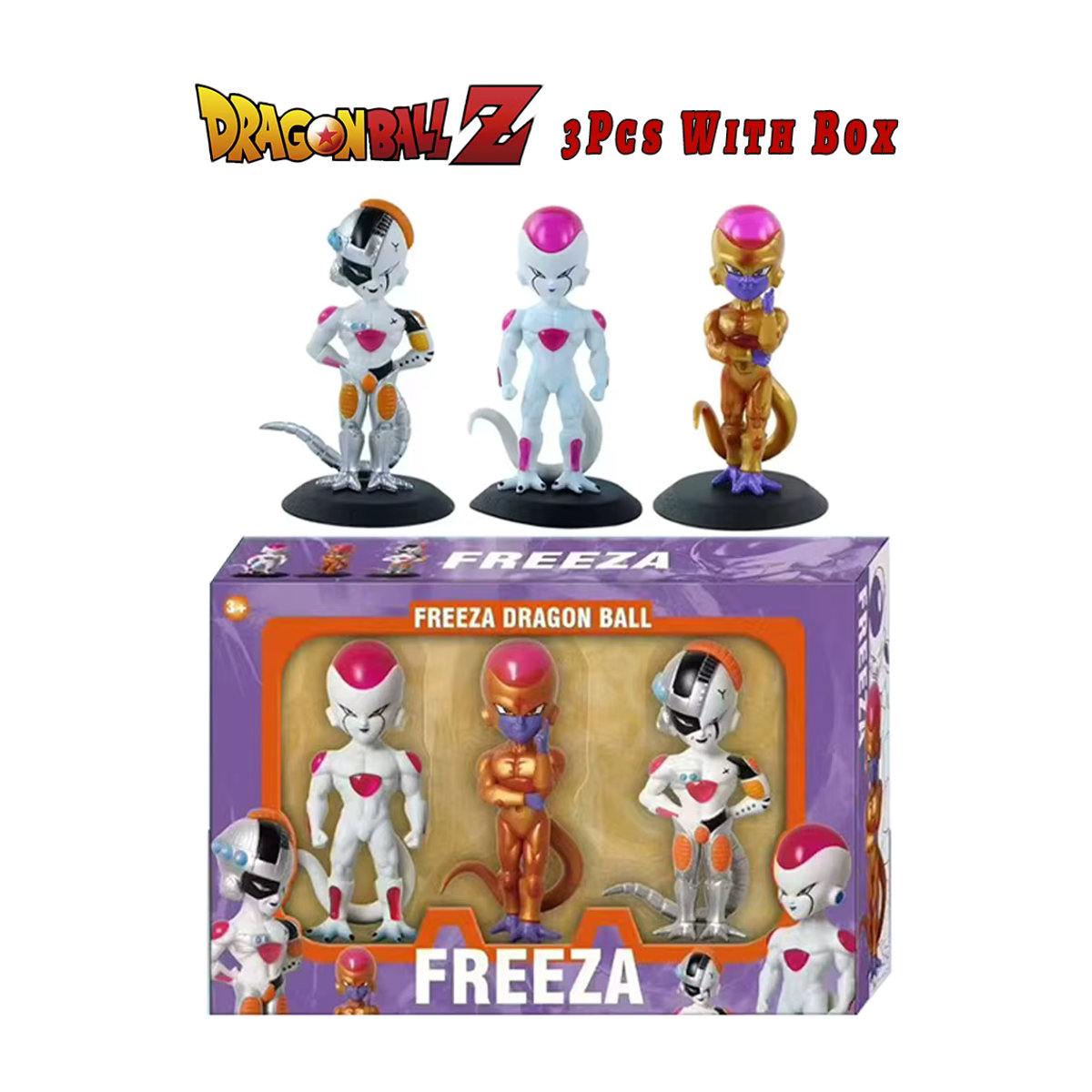 3-teiliges Set Ichiban Kuji Dragon Ball Z Freezer Actionfiguren aus Kunststoff, mehrfarbig - Bild 6
