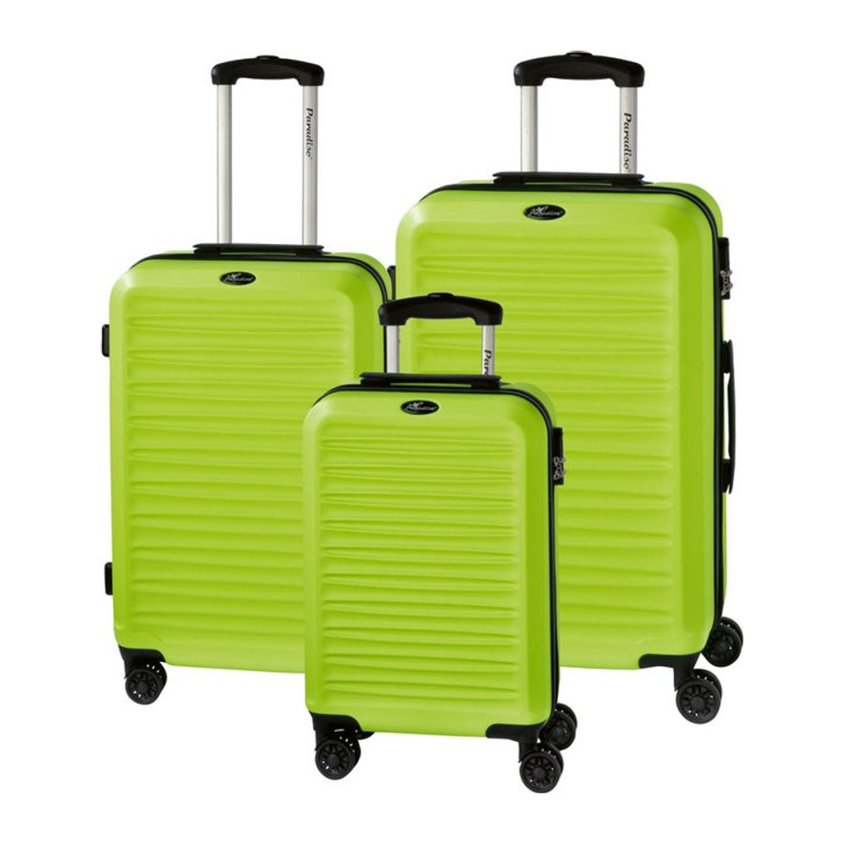 3-tlg. Trolley-Set Havanna 2.0 von Inspirion in Grün aus Kunststoff, modern - Bild 1