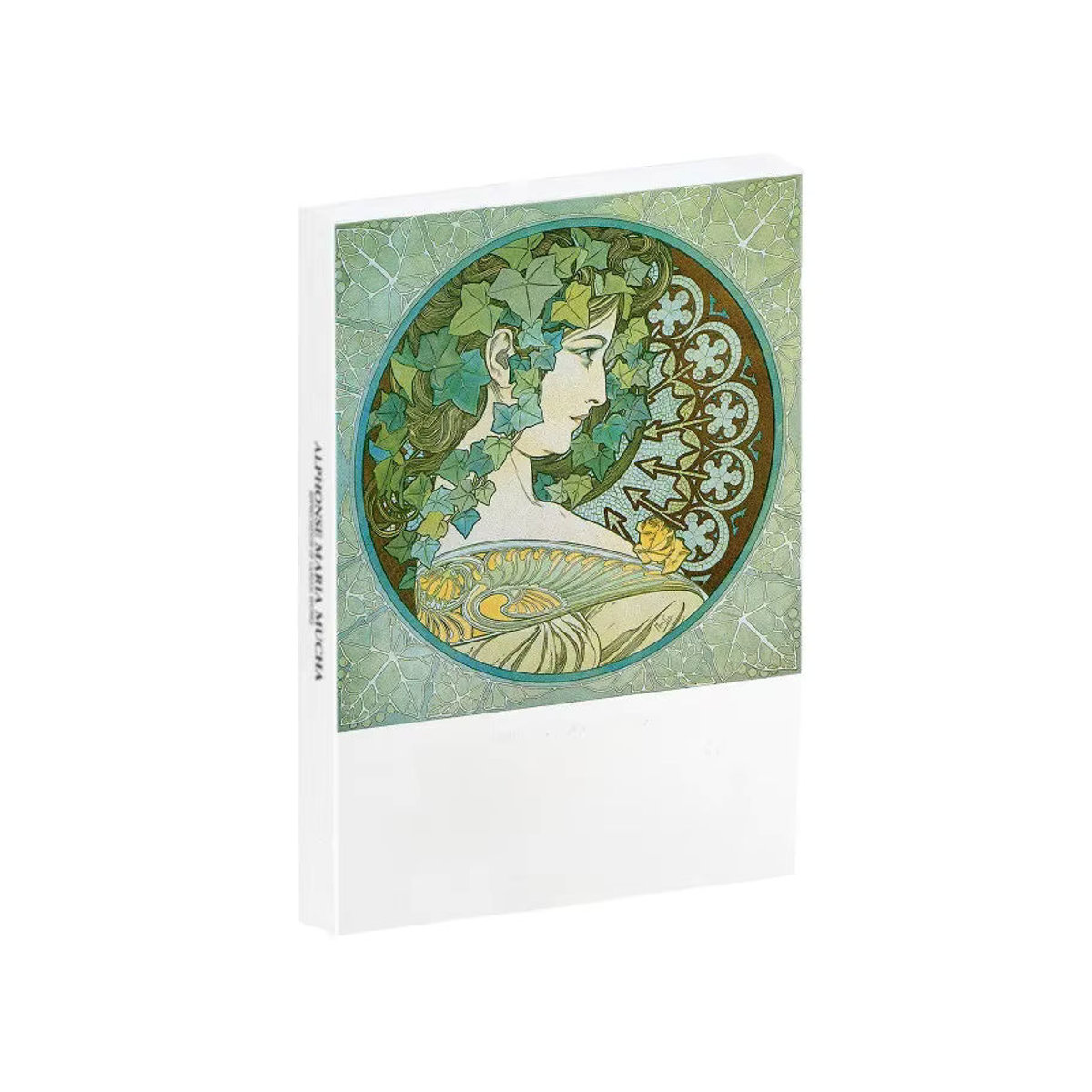 30 Stück Alphonse Maria Mucha Kunstkarten in Box, Vintage Postkarten mit floralen Malereien, mehrfarbig, rechteckig - Bild 6