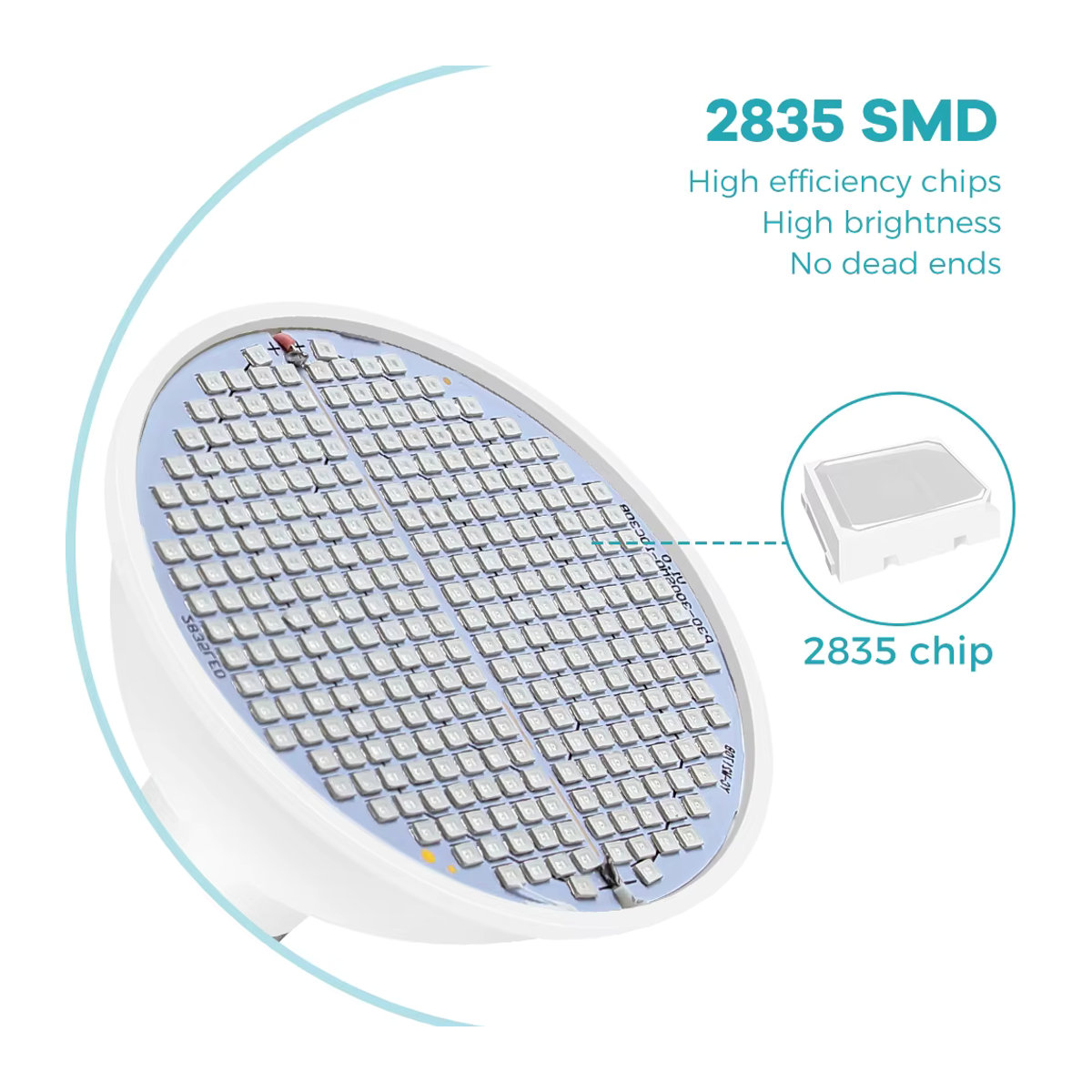 300W Vollspektrum LED Pflanzenwachstumslampe mit E27 Fassung für Gewächshaus, Zelt und Hydroponik - Bild 5