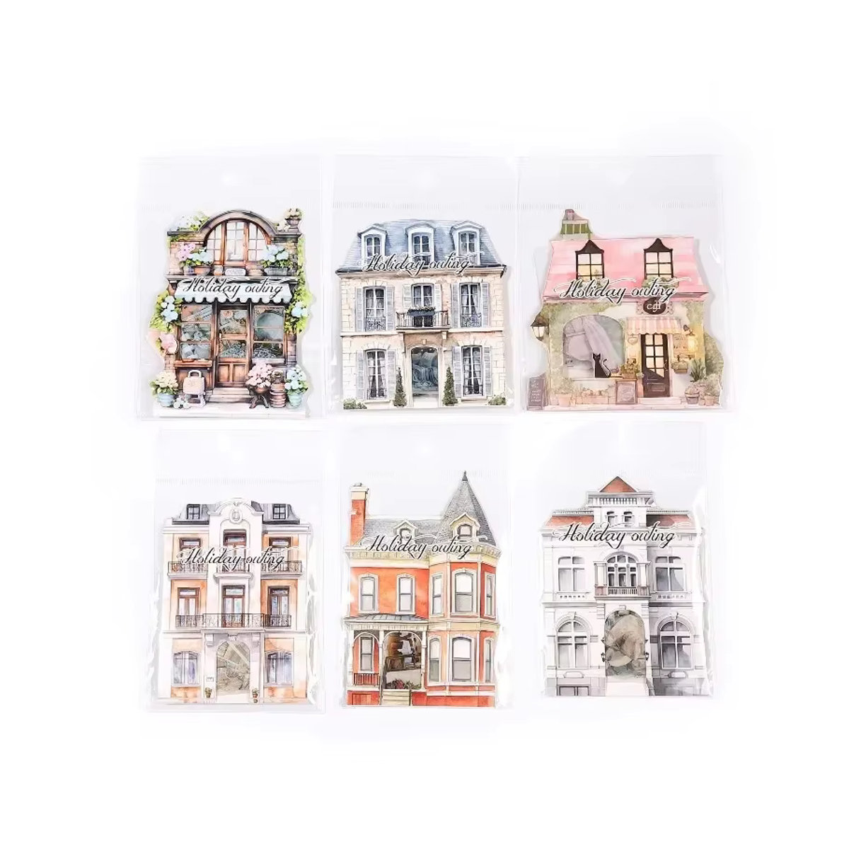 30er Paket YCDBTH Vintage Aufkleber Set für DIY Scrapbook und Dekoration, Mehrfarbig, B: 14,8 cm, H: 10 cm - Bild 2