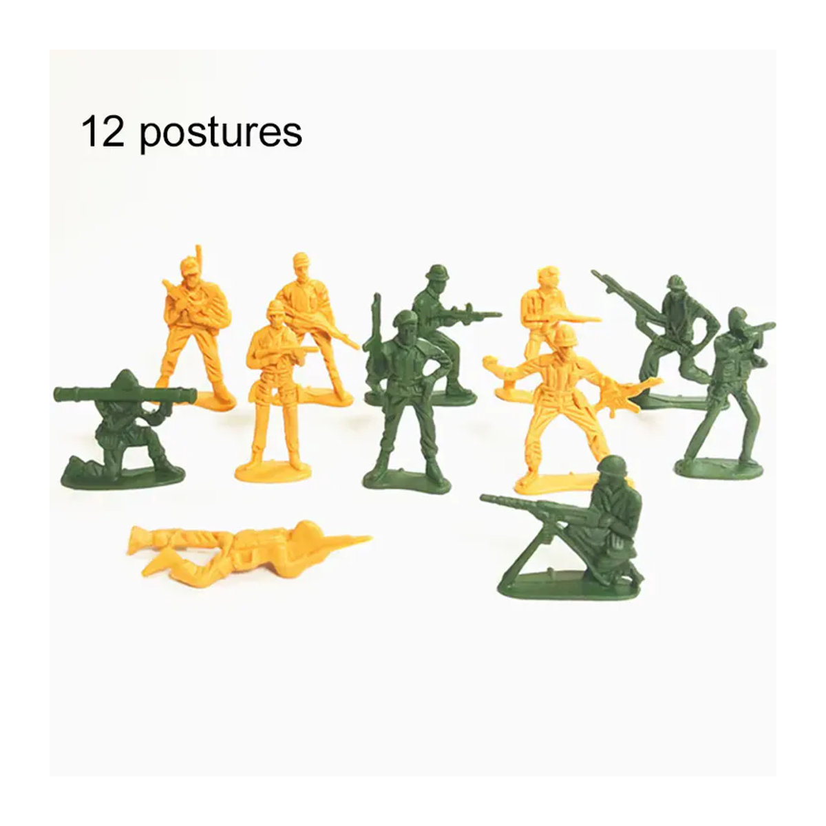 30er Set TMZ Armee Actionfiguren aus Kunststoff für Sandtisch und Desktop Dekoration, mehrfarbig, Höhe: 5 cm - Bild 3