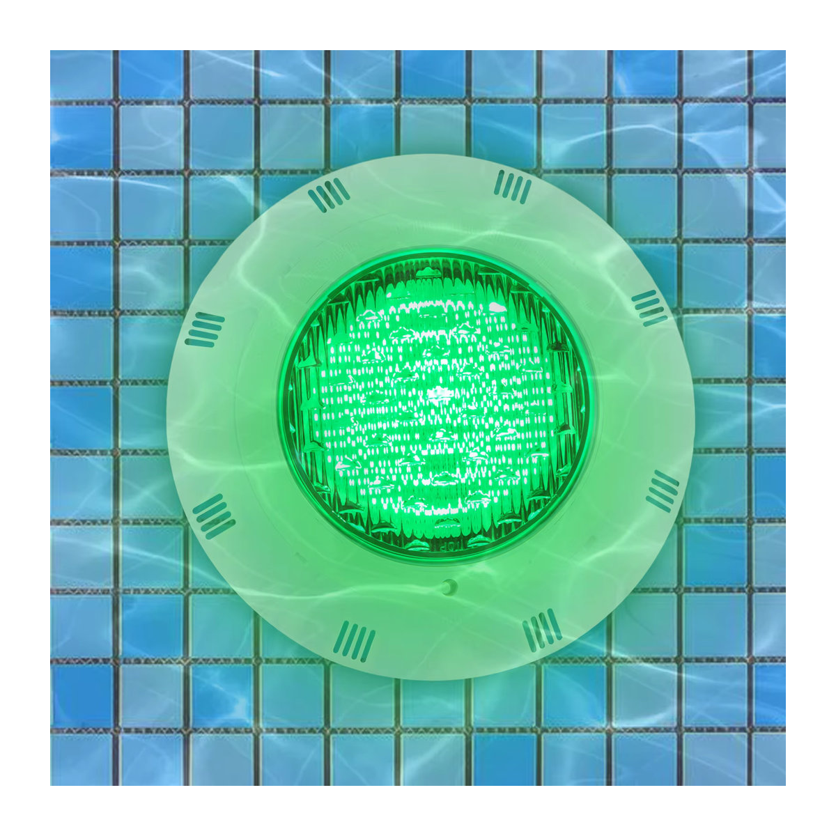 36 W LED Schwimmbadleuchte mit Fernbedienung, IP68 wasserdichte Unterwasserleuchte für 7-farbige Brunnenbeleuchtung in Bunt und Weiß - Bild 2