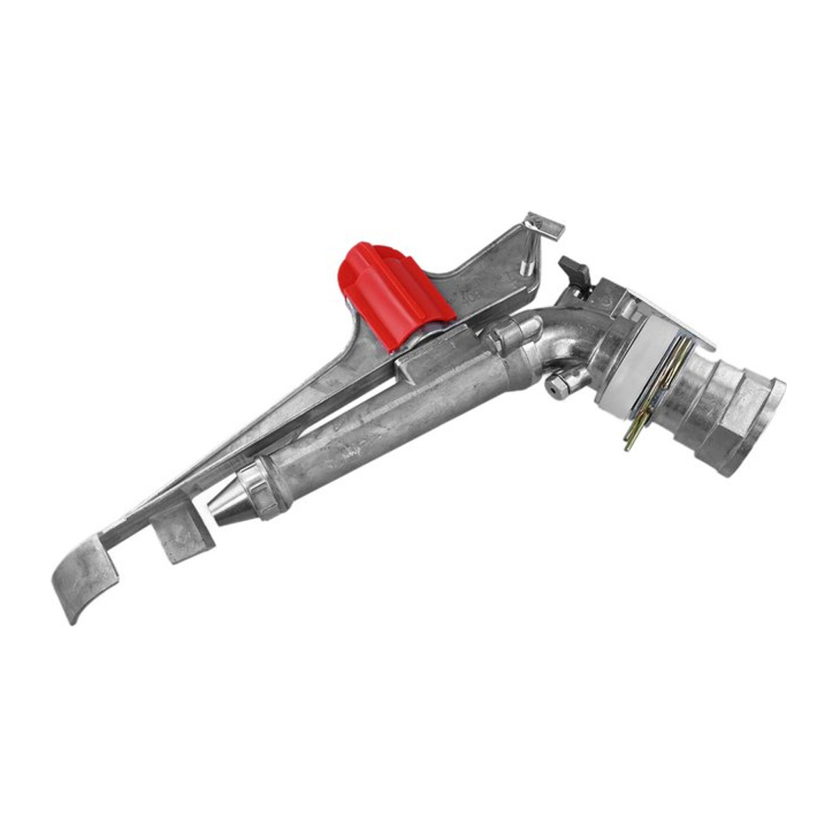 360 Grad Rundum-Rasensprinkler für Landwirtschaft und Garten, 2 Zoll, Messing, Silber - Bild 1