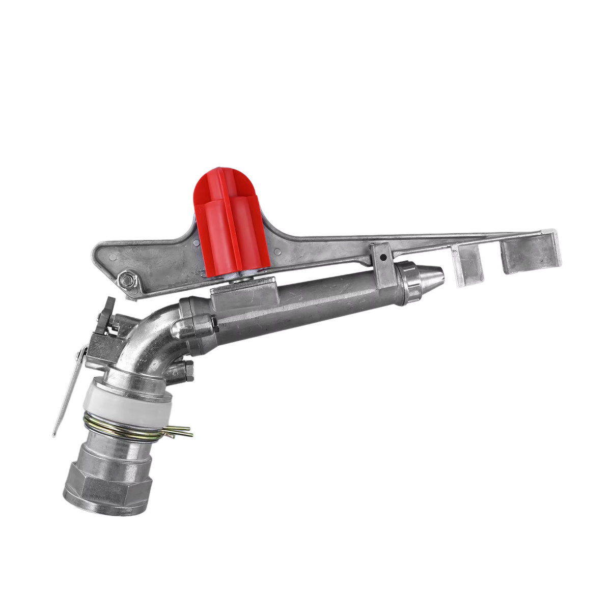 360 Grad Rundum-Rasensprinkler für Landwirtschaft und Garten, 2 Zoll, Messing, Silber - Bild 2